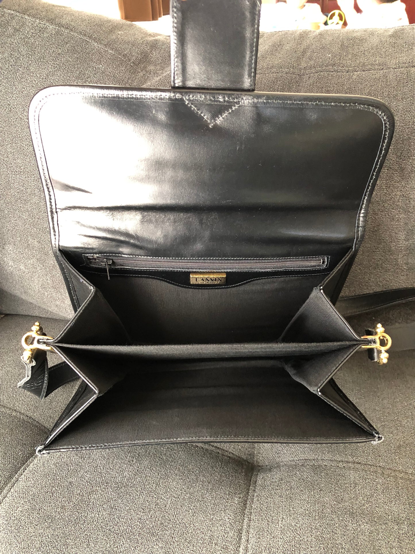Lanvin Classic Black Shoulder Bag