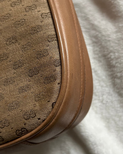 Gucci Horsebit Logo in Monogram Canvas Bag