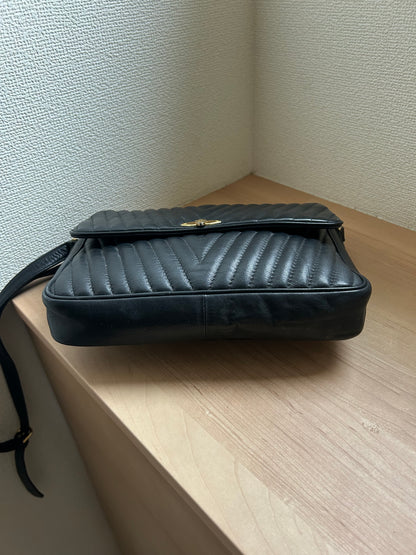 Valentino Garavani Flip Lock Black Quilted Bag