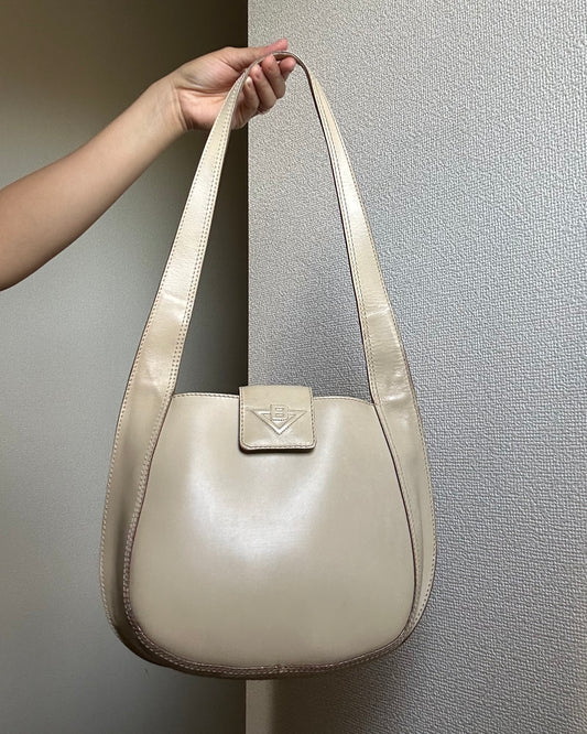 RARE Bottega Veneta Cream Hobo Bag