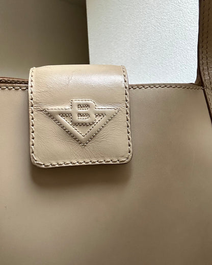 RARE Bottega Veneta Cream Hobo Bag