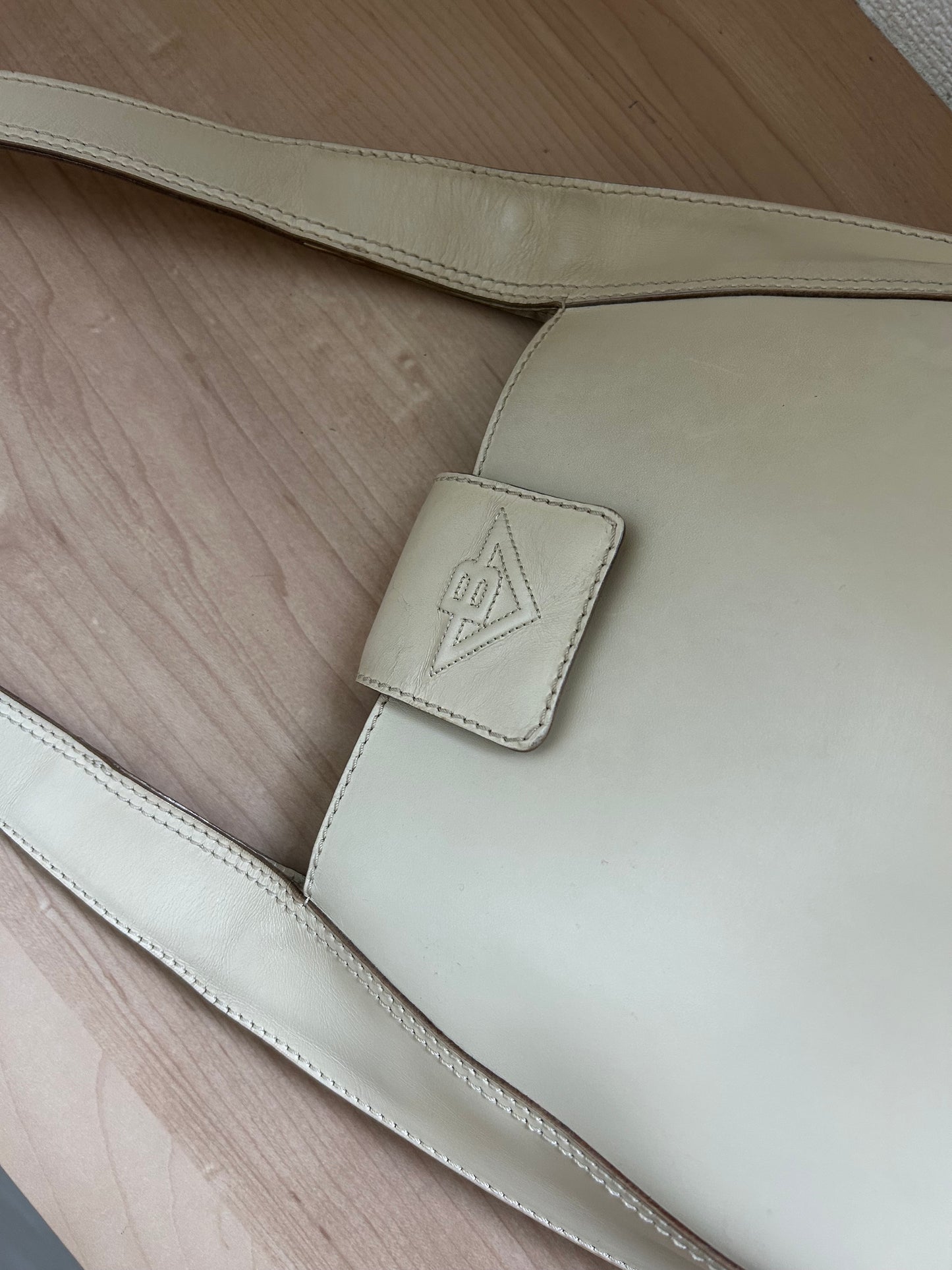 RARE Bottega Veneta Cream Hobo Bag