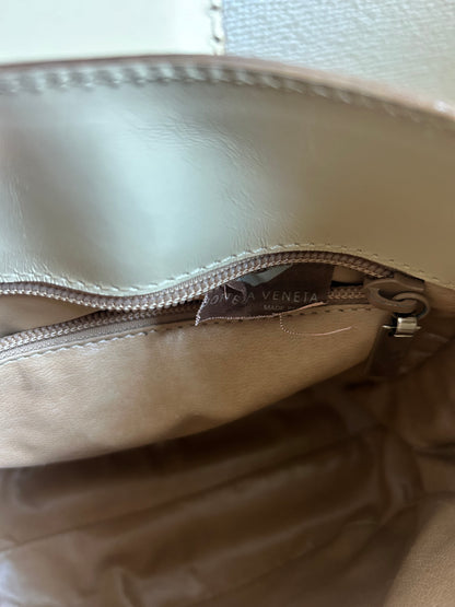 RARE Bottega Veneta Cream Hobo Bag