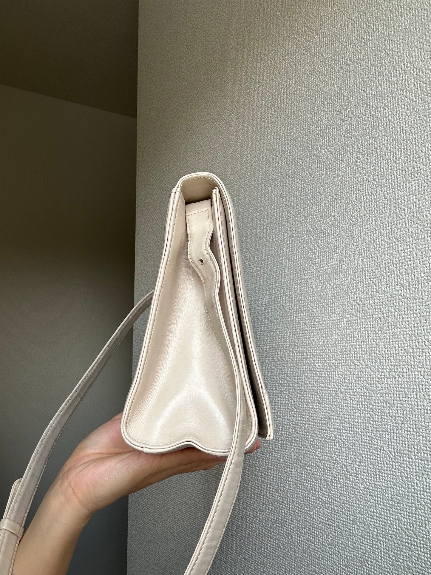 Givenchy Assymetrical Off-White Two-Way Bag