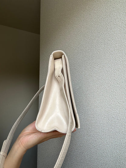 Givenchy Assymetrical Off-White Two-Way Bag