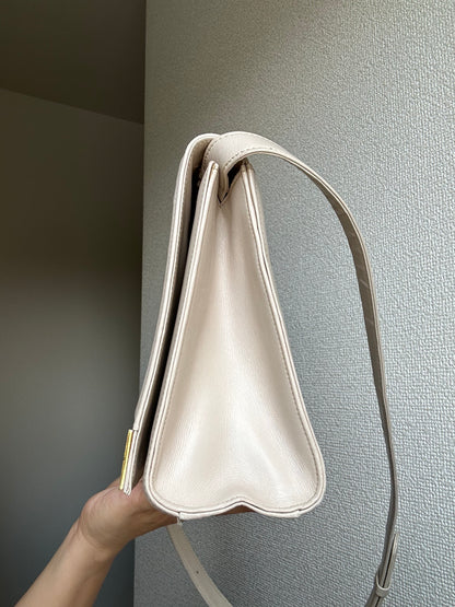 Givenchy Assymetrical Off-White Two-Way Bag