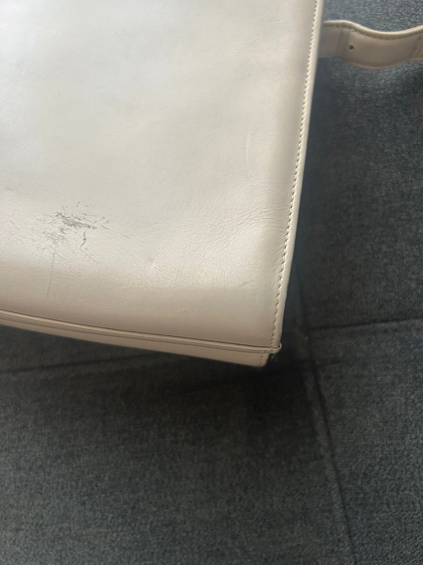 Givenchy Assymetrical Off-White Two-Way Bag