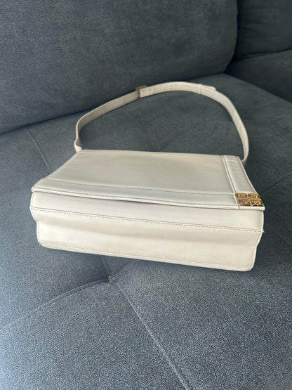 Givenchy Assymetrical Off-White Two-Way Bag