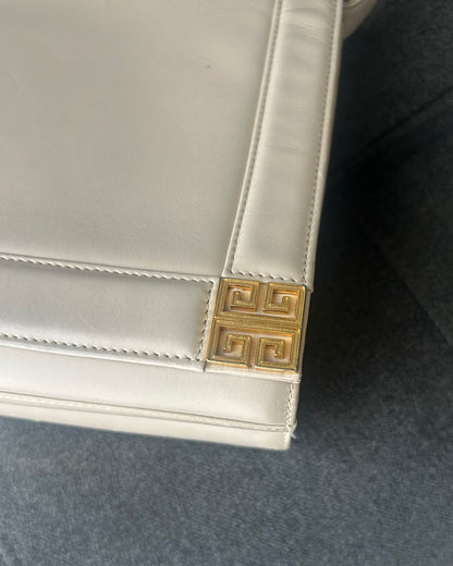 Givenchy Assymetrical Off-White Two-Way Bag