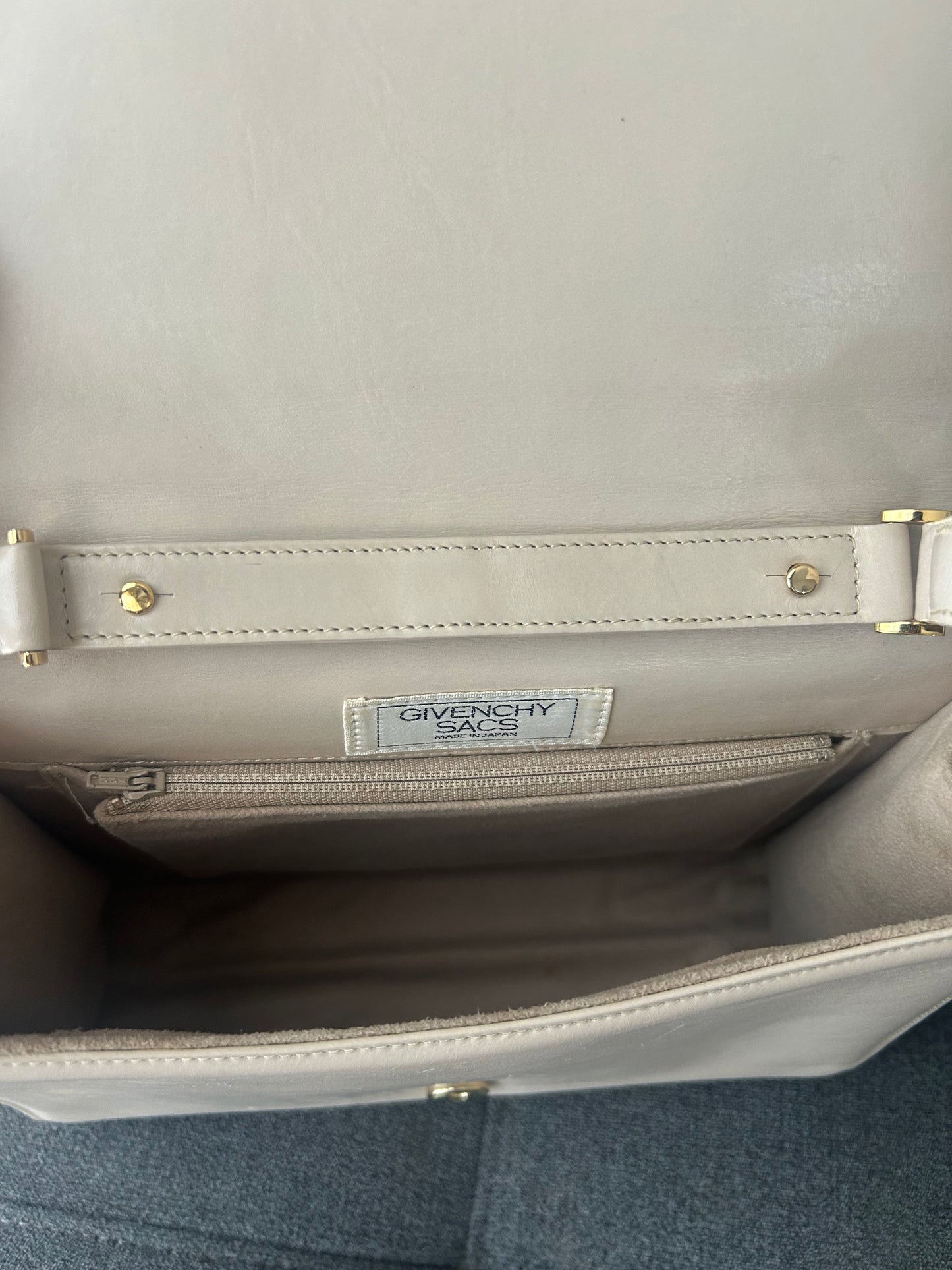 Givenchy Assymetrical Off-White Two-Way Bag