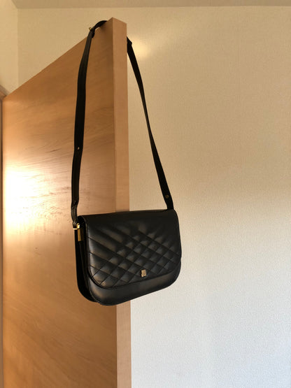Lanvin Black Half Moon Shoulder Bag