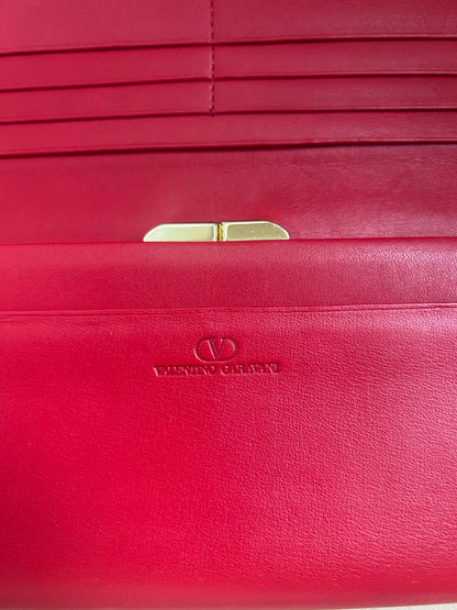 Valentino Garavani Red Long Wallet