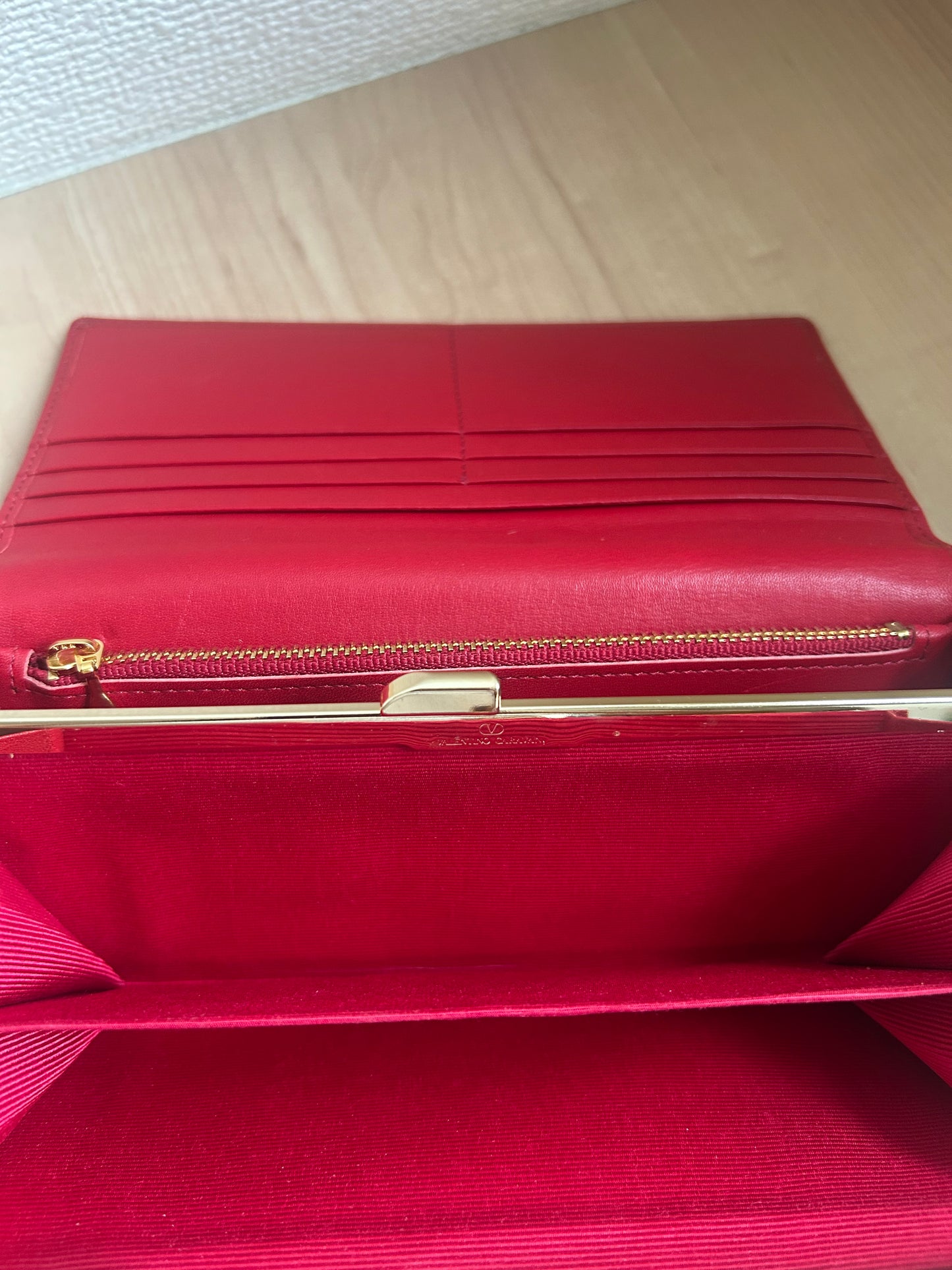 Valentino Garavani Red Long Wallet