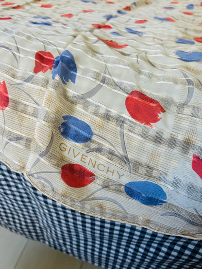 Givenchy Large Chiffon Floral Scarf