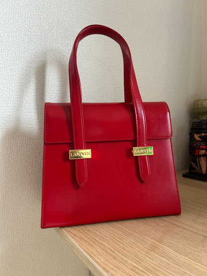 Lanvin Lipstick Red Mini Hand Bag