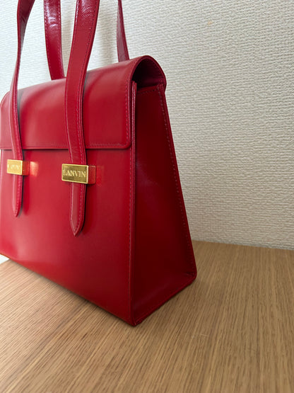 Lanvin Lipstick Red Mini Hand Bag