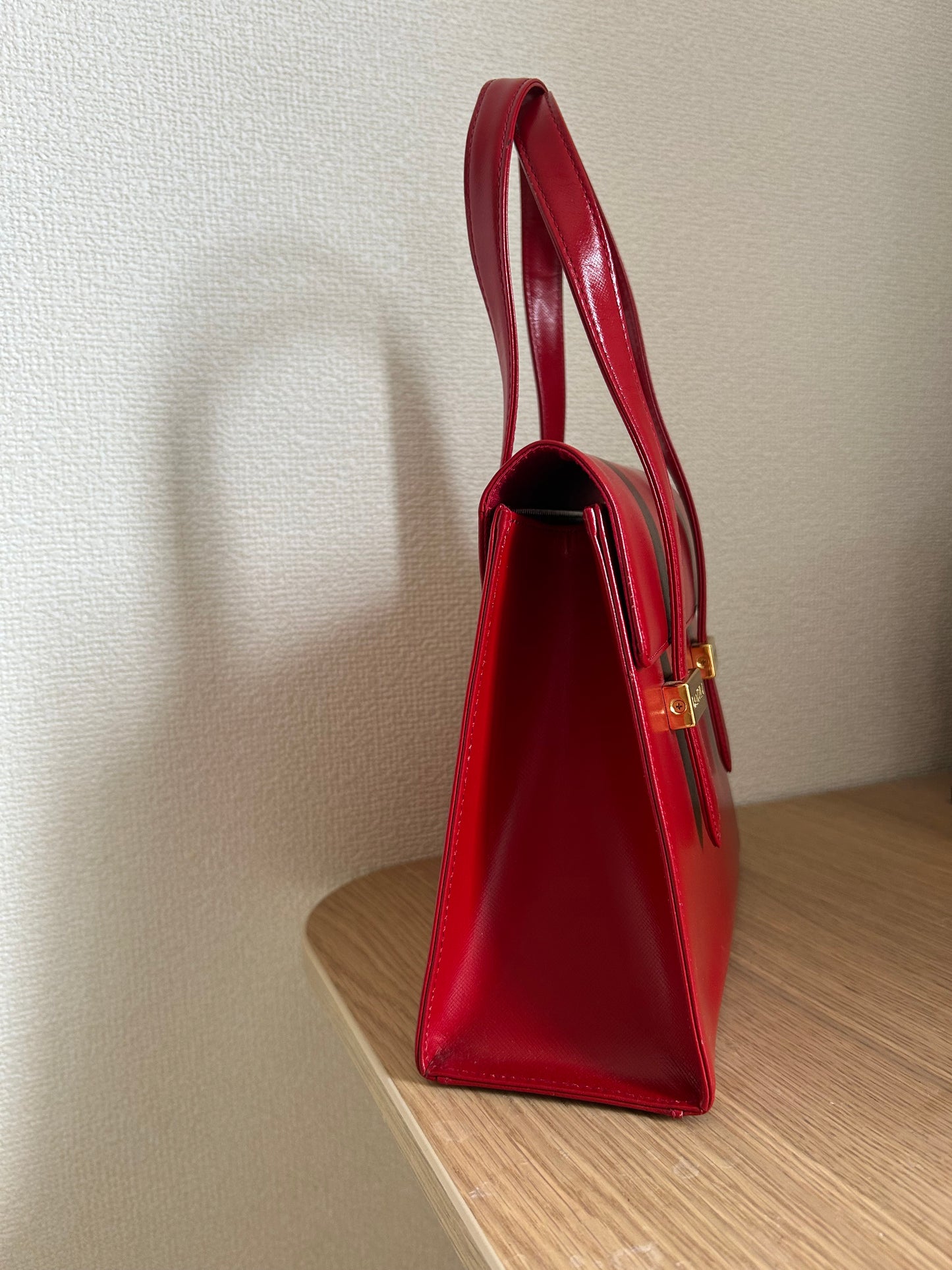 Lanvin Lipstick Red Mini Hand Bag