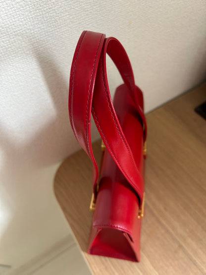 Lanvin Lipstick Red Mini Hand Bag