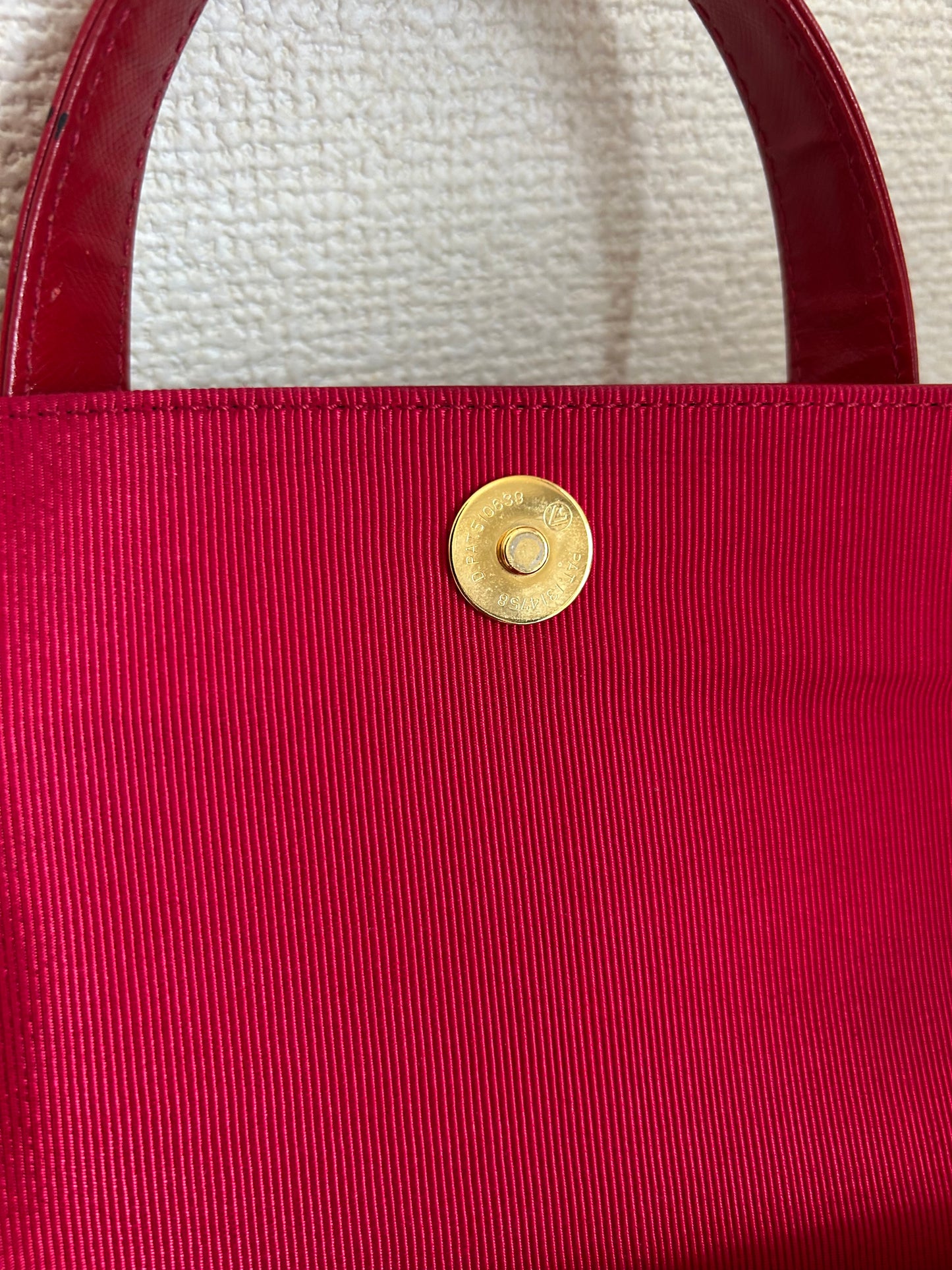Lanvin Lipstick Red Mini Hand Bag