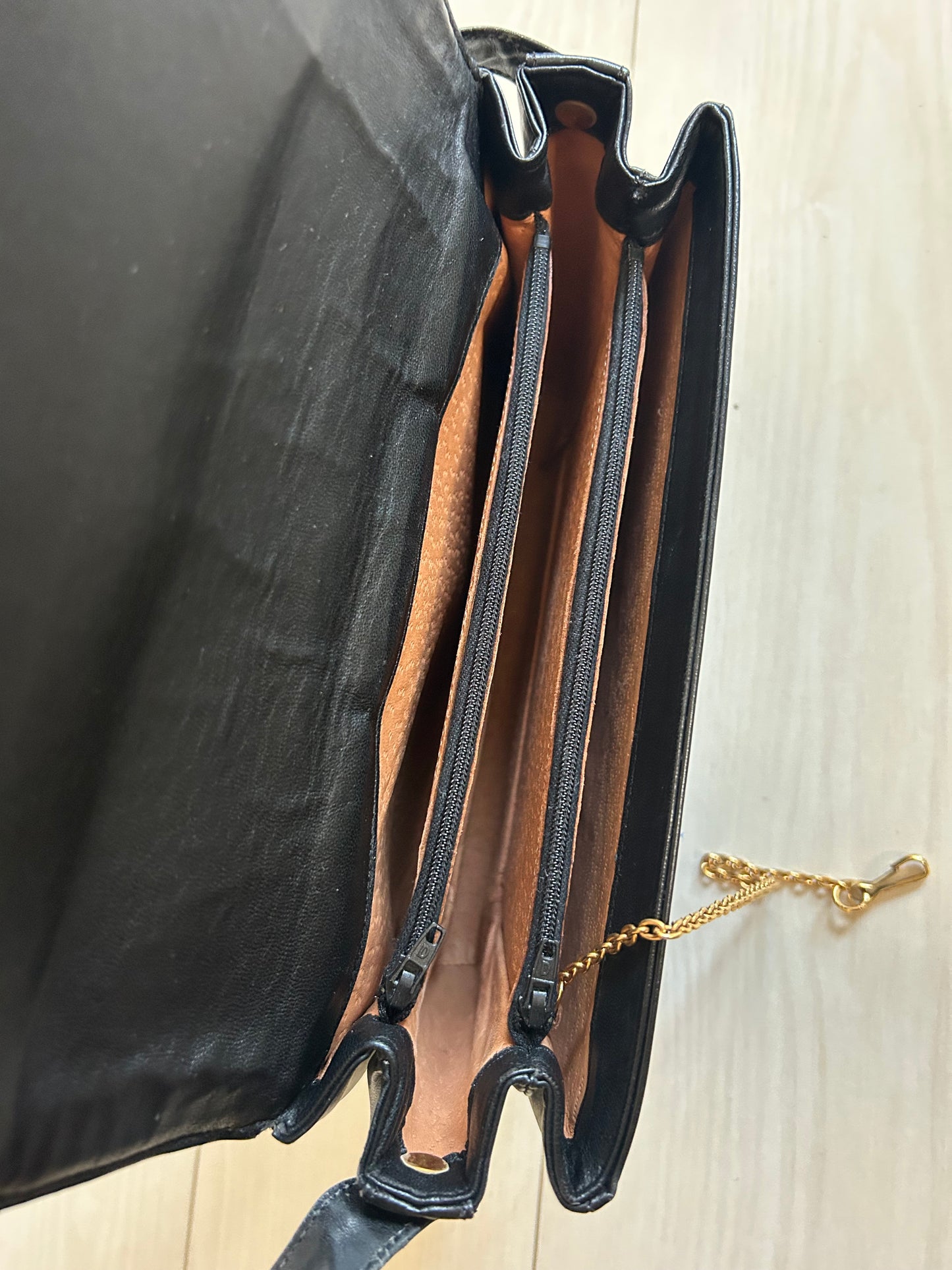 Lanvin Paris Half Moon JL Logo Lock Bag