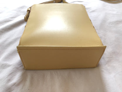 Burberry Leather and Suede Rectangular Shoulder Bag