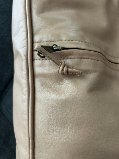 Bottega Veneta Soft Beige Leather Hobo Bag