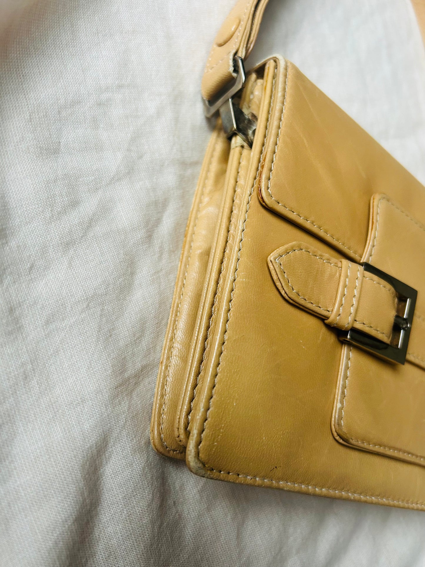 80s Fendi Minimalist Belt Design Bag