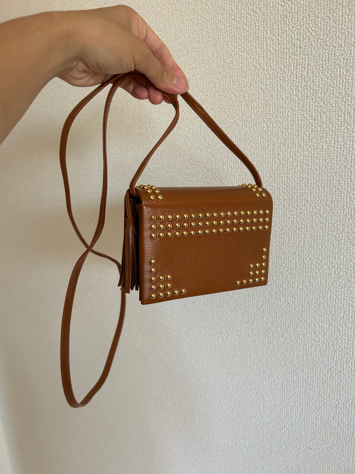 Paloma Picasso Mini Studded Book Bag