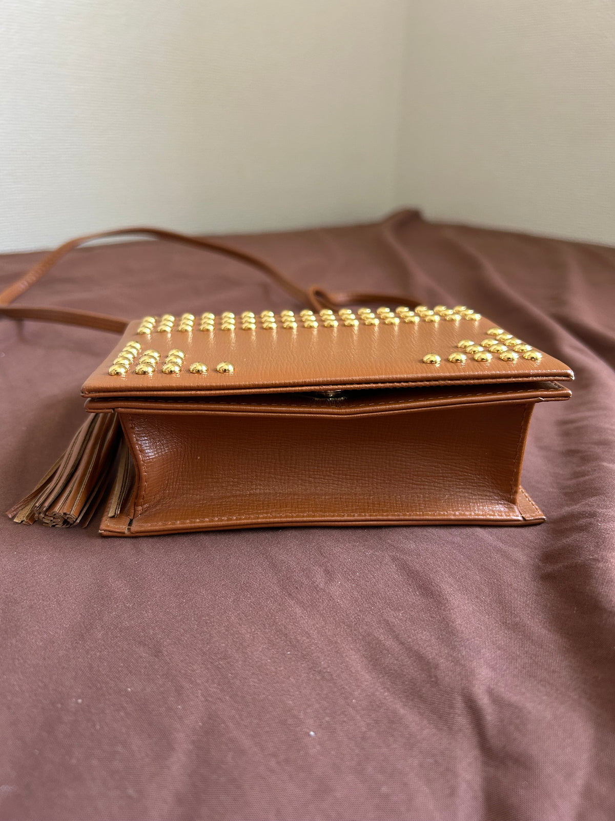 Paloma Picasso Mini Studded Book Bag