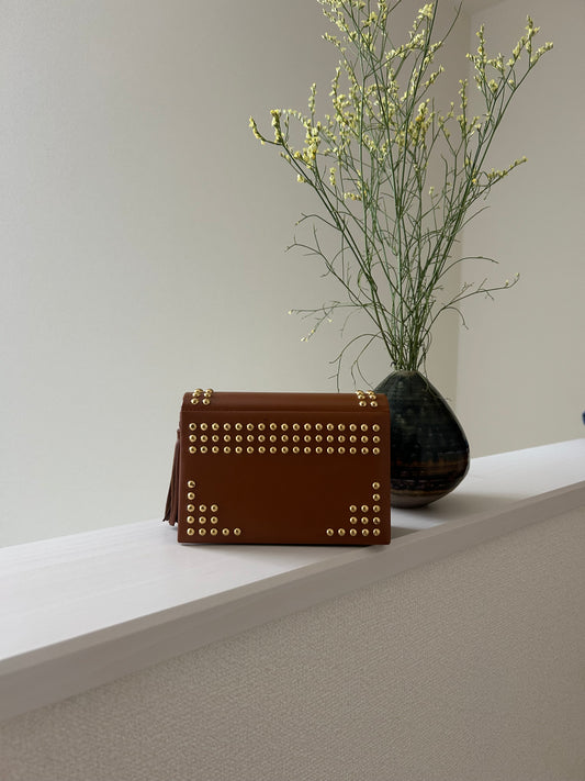 Paloma Picasso Mini Studded Book Bag