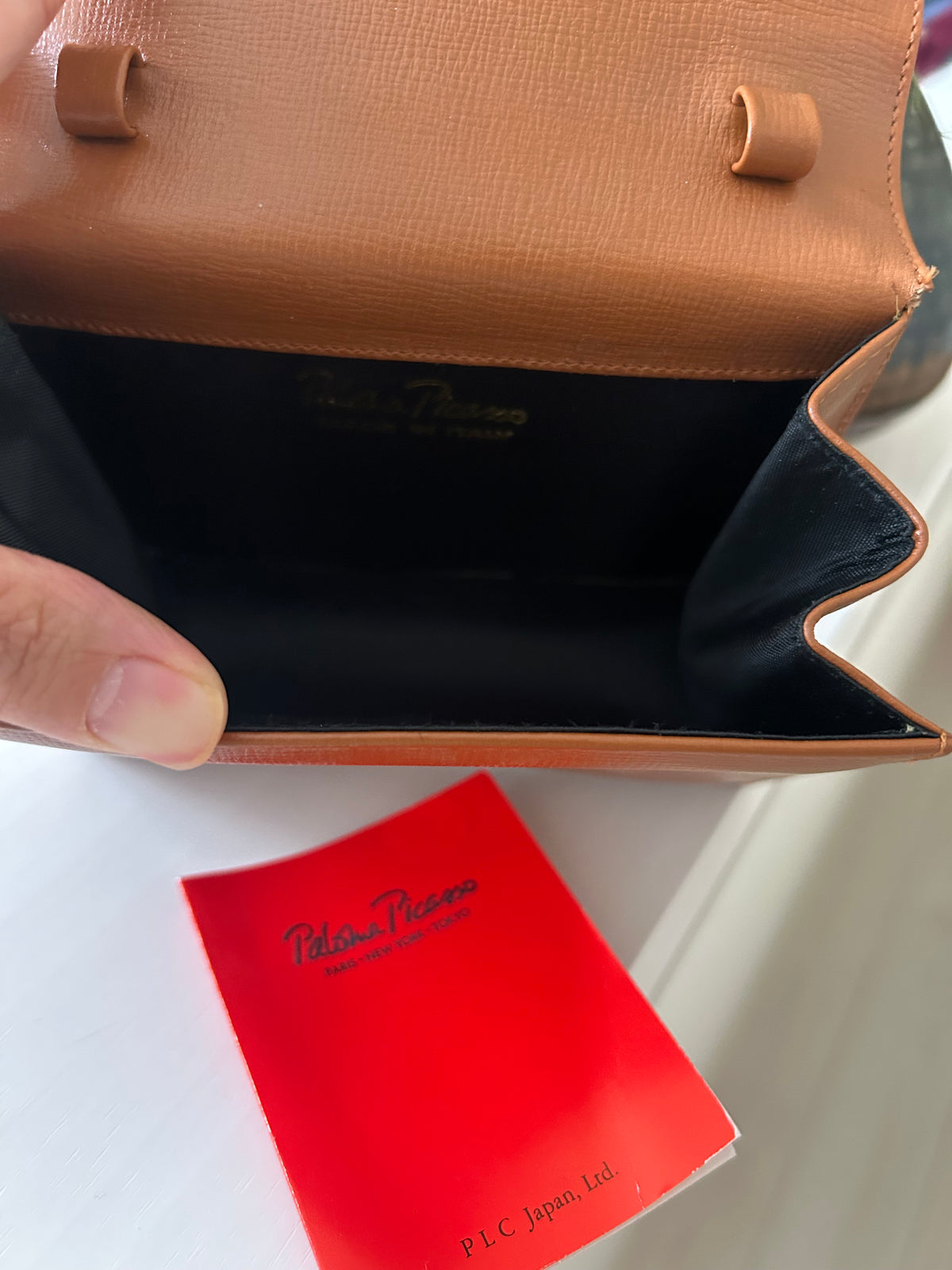 Paloma Picasso Mini Studded Book Bag