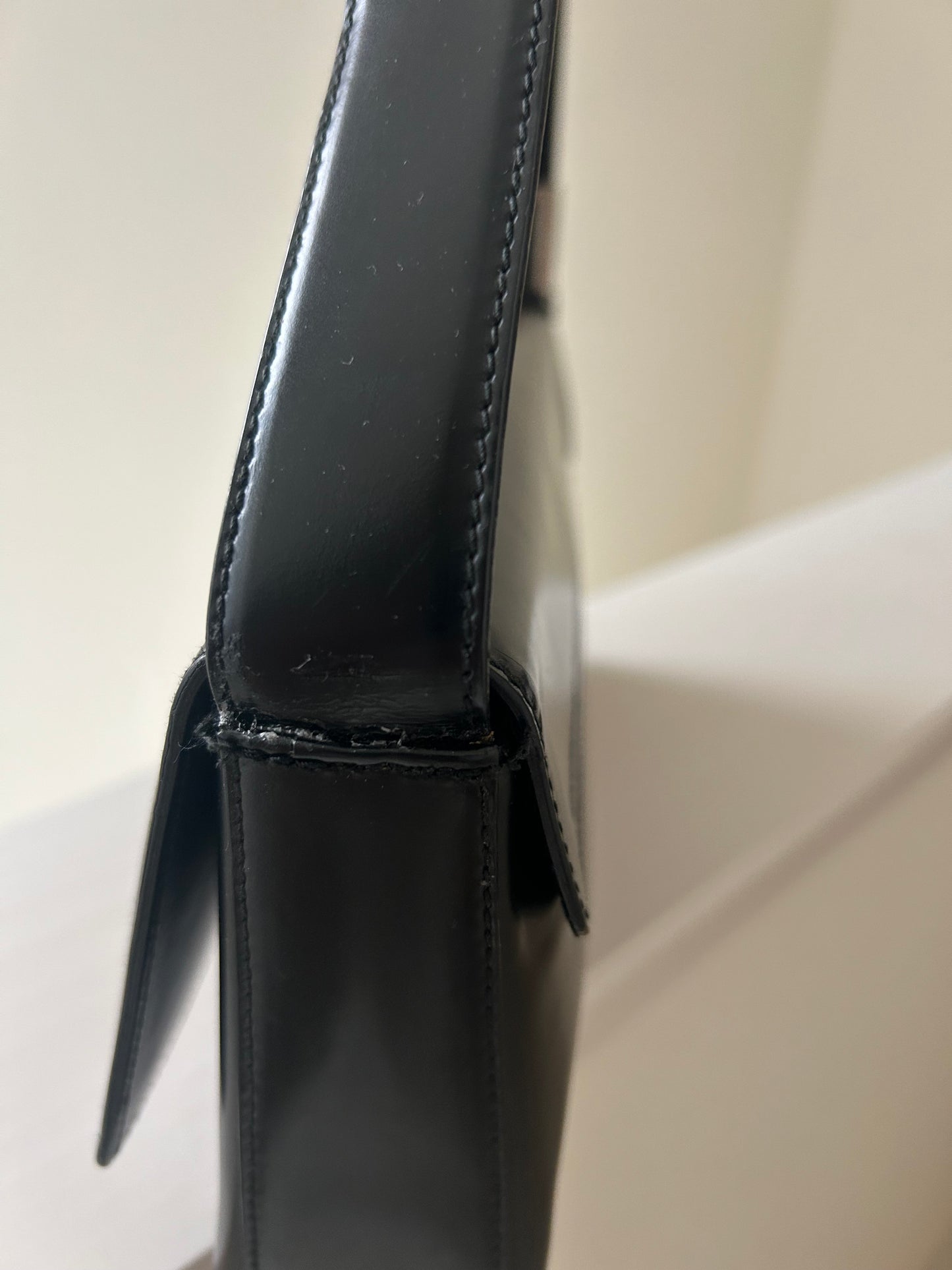 Ferragamo Y2K Patent Leather East West Bag
