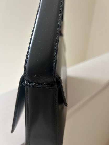 Ferragamo Y2K Patent Leather East West Bag