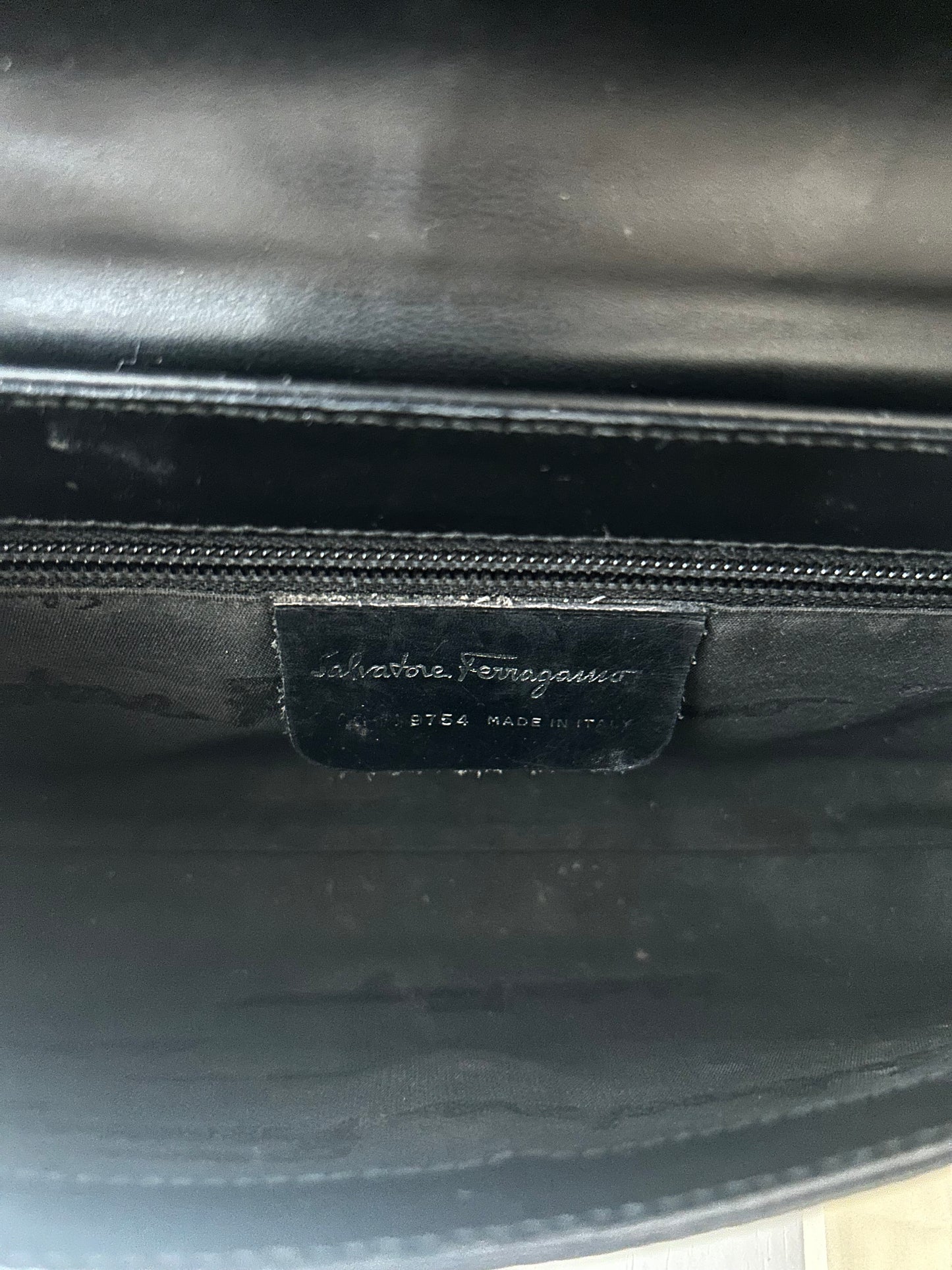Ferragamo Y2K Patent Leather East West Bag
