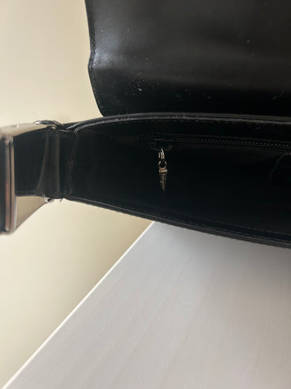 Ferragamo Y2K Patent Leather East West Bag