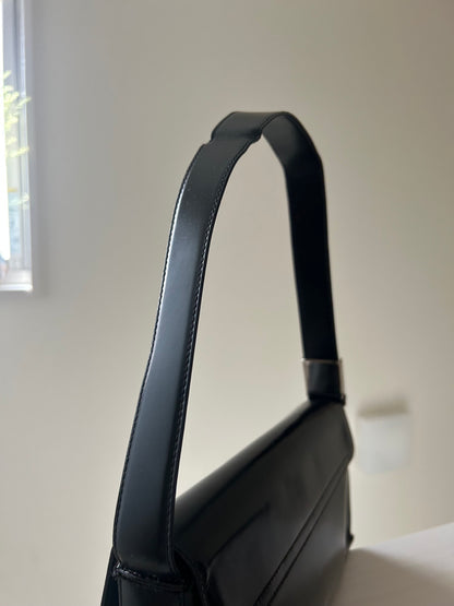 Ferragamo Y2K Patent Leather East West Bag