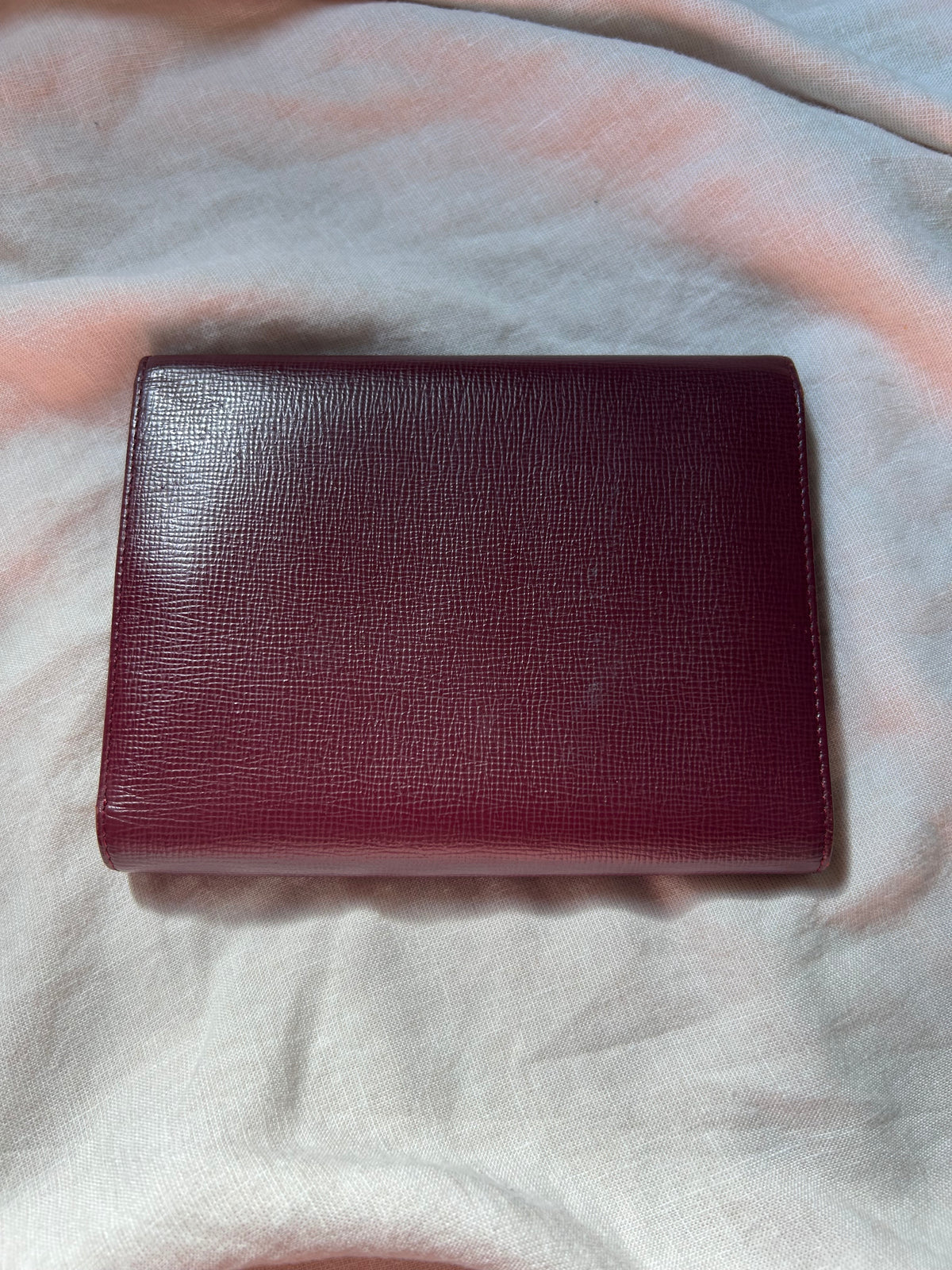 Cartier Tri-fold Wallet with Checkbook Holder