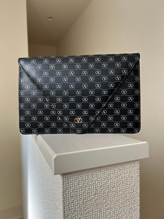 Valentino Garavani Monogram Envelope Clutch