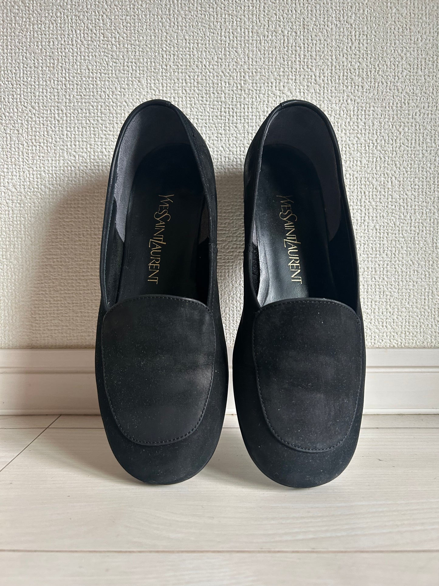 70s Yves Saint Laurent Suede Loafers 24cm
