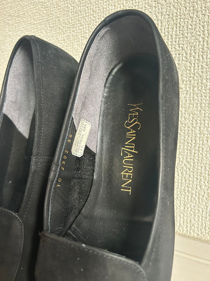70s Yves Saint Laurent Suede Loafers 24cm