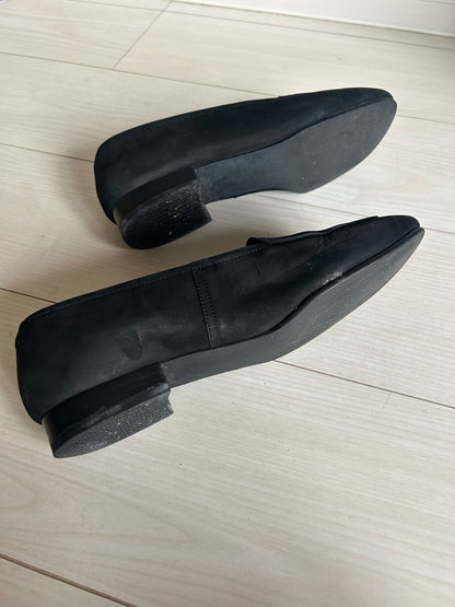 70s Yves Saint Laurent Suede Loafers 24cm