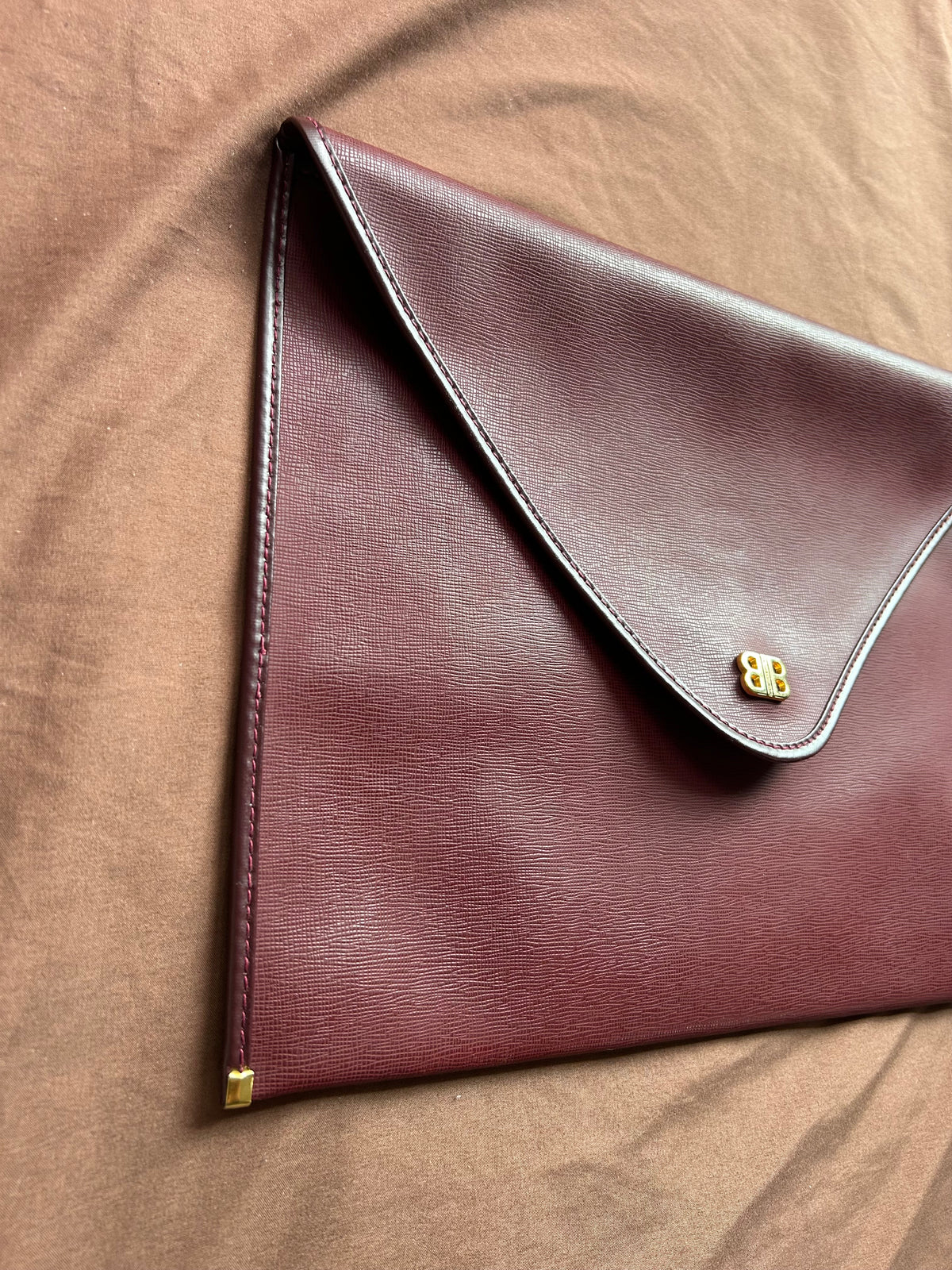 Vintage Balenciaga Leather Envelope, A4 Size