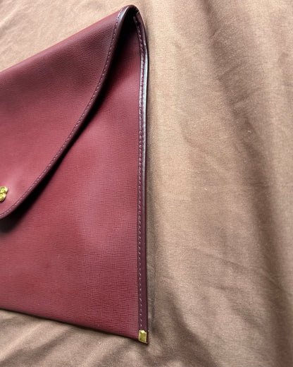 Vintage Balenciaga Leather Envelope, A4 Size