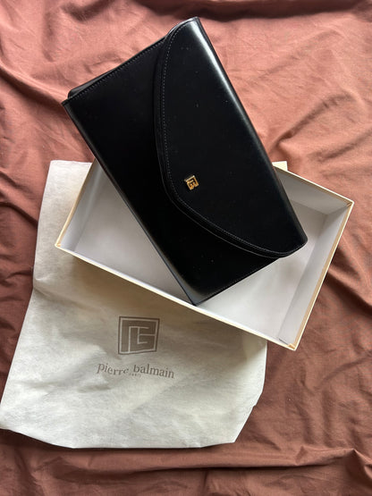 Pierre Balmain Black Box Chain Bag