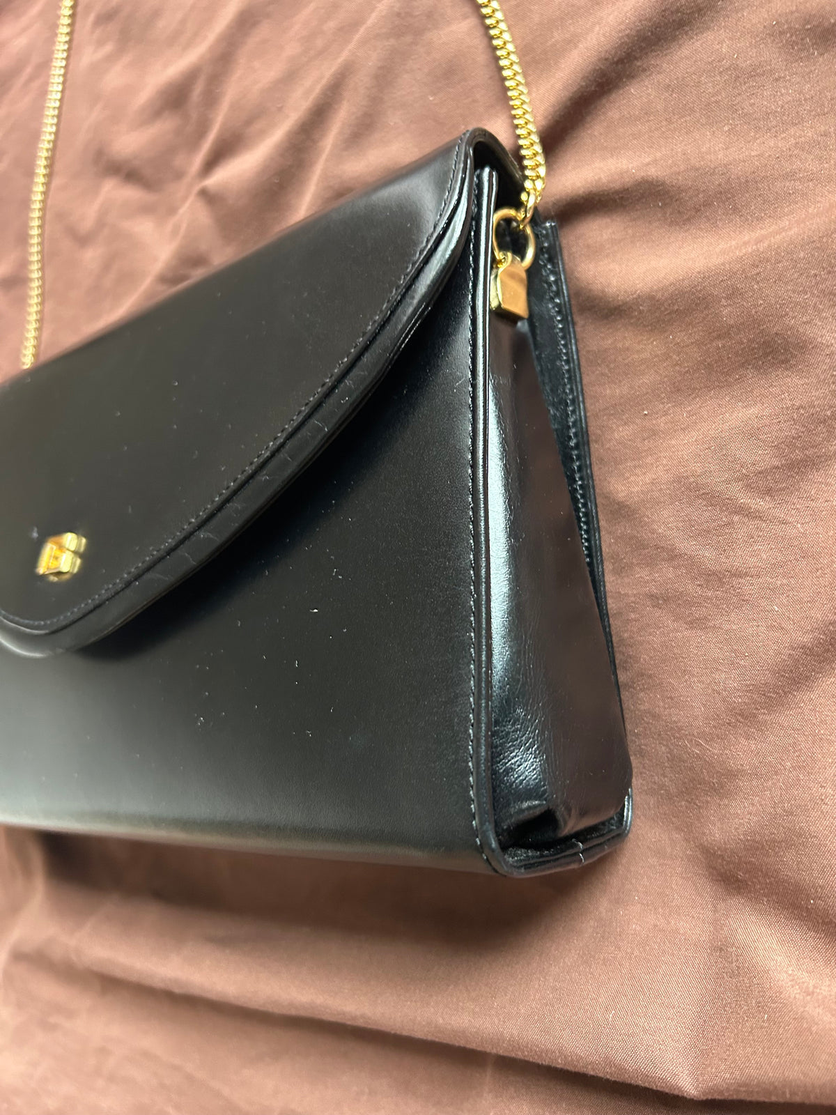 Pierre Balmain Black Box Chain Bag
