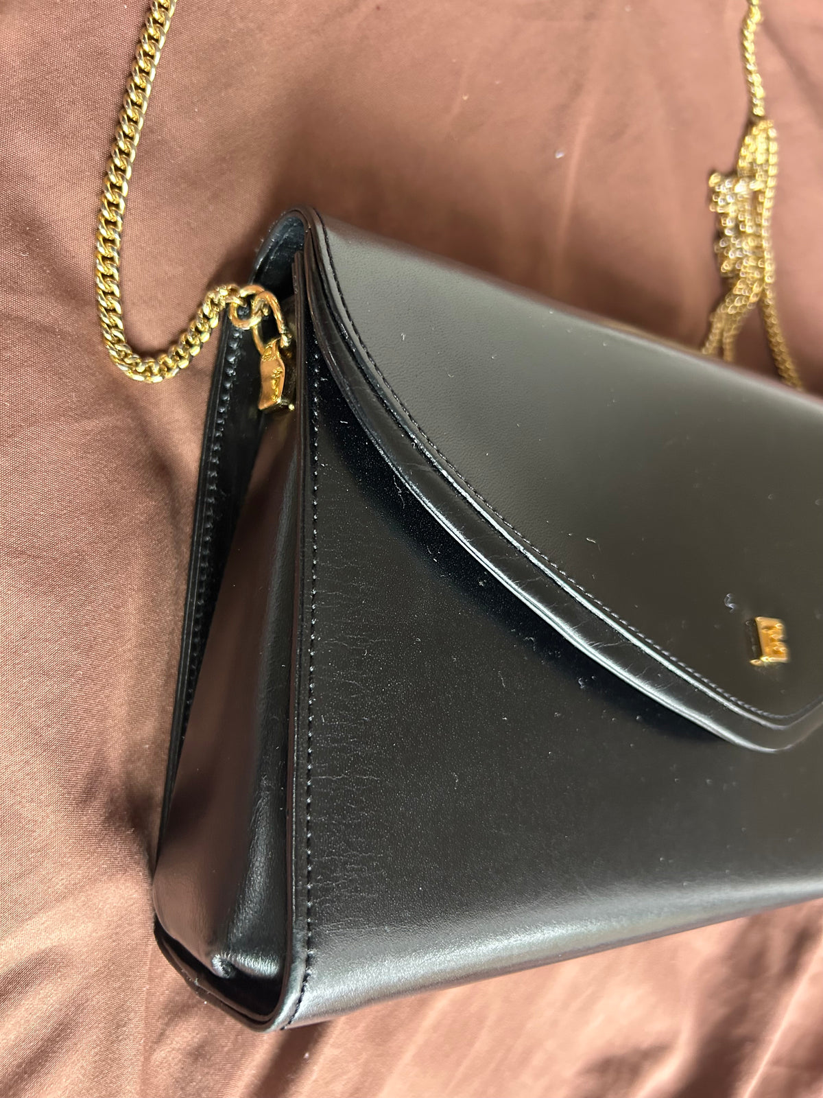 Pierre Balmain Black Box Chain Bag