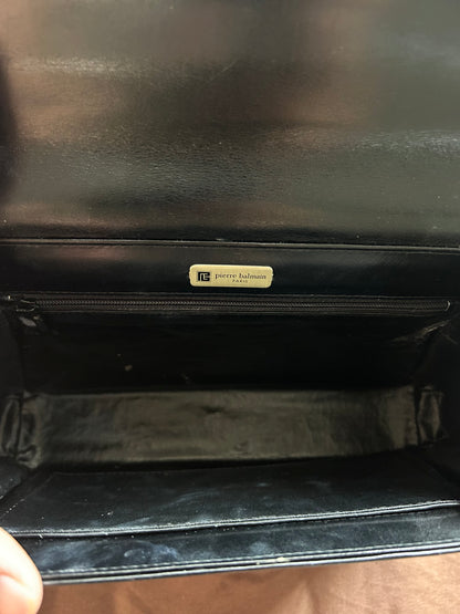 Pierre Balmain Black Box Chain Bag