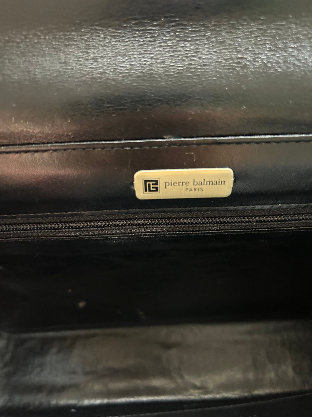 Pierre Balmain Black Box Chain Bag