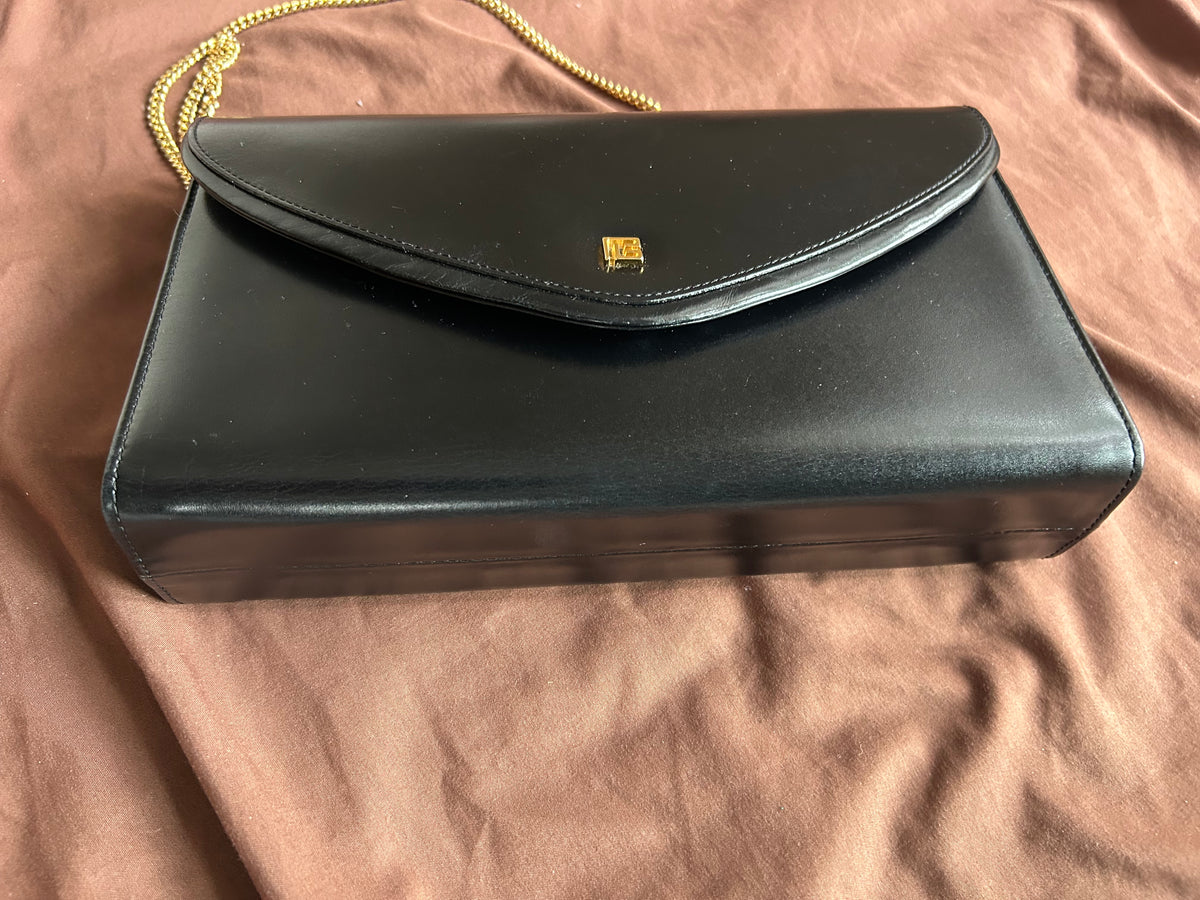 Pierre Balmain Black Box Chain Bag