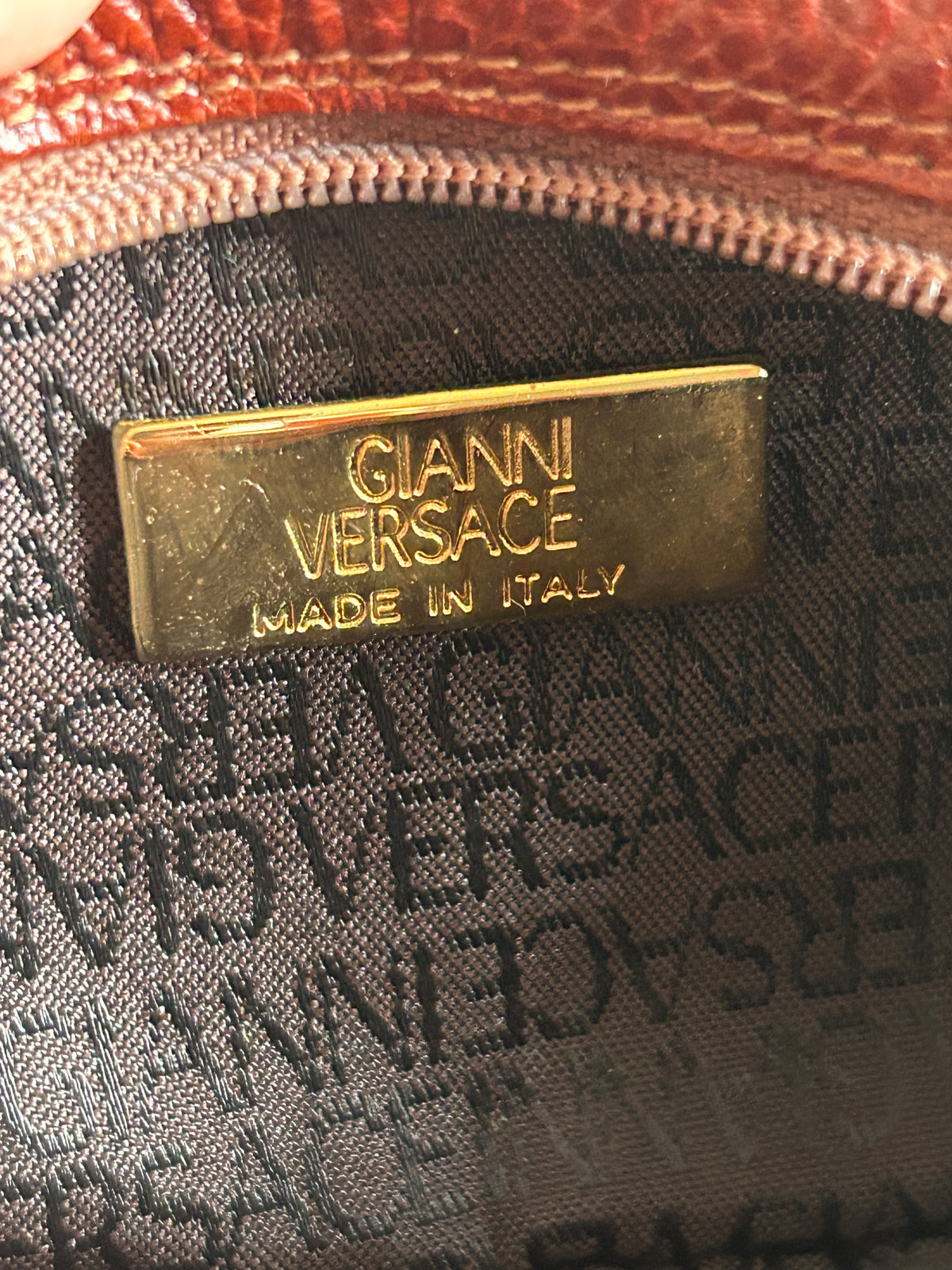 Versace Mini Leather Pouch